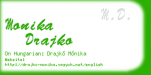 monika drajko business card
